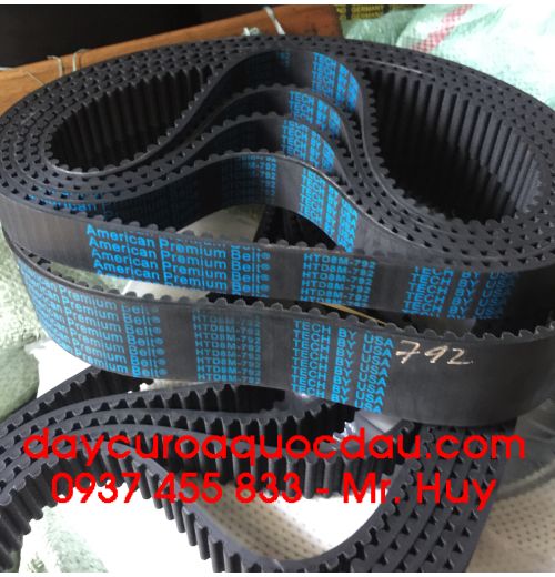 Dây đai răng HTD 1200 8M American belt 
