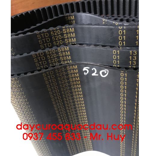 Dây curoa răng 520 S8M 