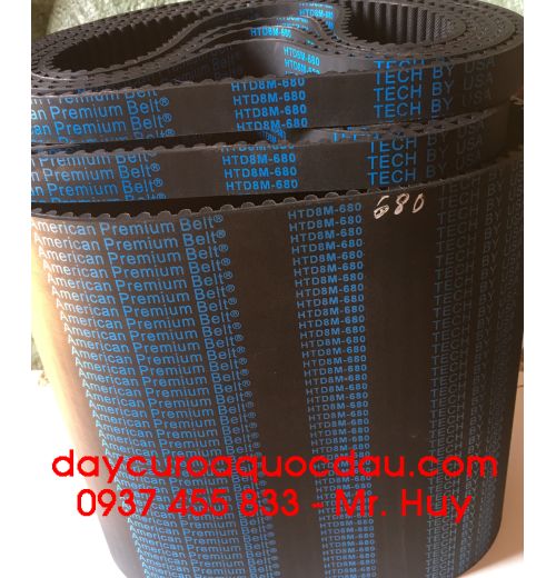 Dây curoa răng 680 8M American belt 