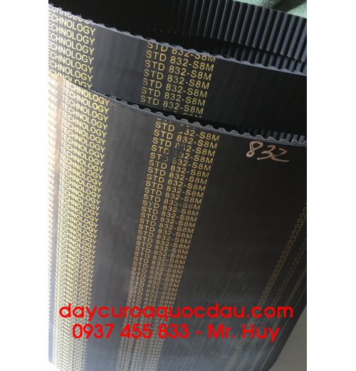 Dây curoa răng 832 S8M hiệu Lyndon
