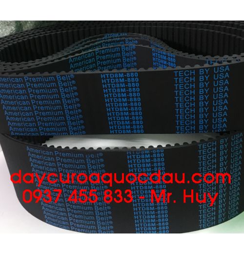 Dây curoa răng 880 8M hiệu American belt