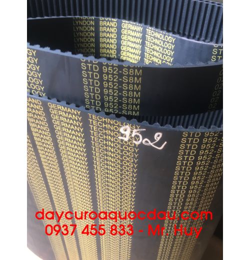Dây curoa răng 952 S8M Hiệu Lyndon 
