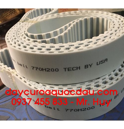 Dây curoa răng Pu 770H ( Đúc Tròn Không Nối )