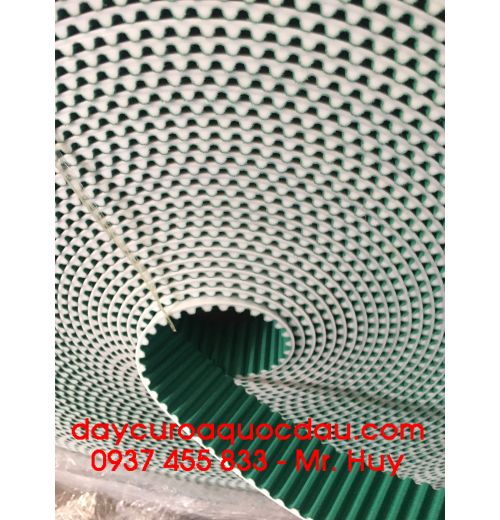 Dây curoa răng Pu S8M Bố Xanh 