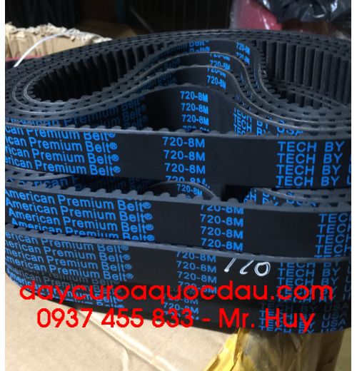 Dây đai răng 720 8M American Premium Belt 