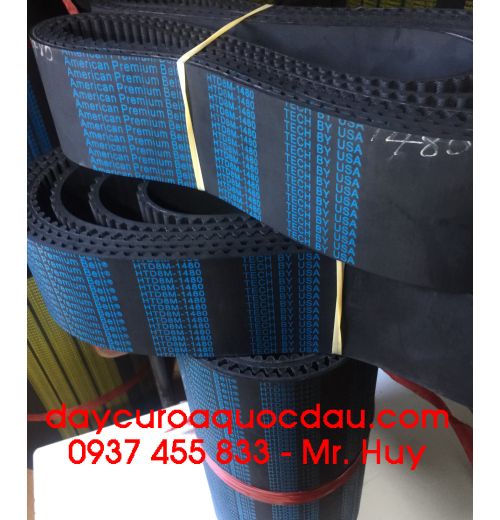 Dây đai răng HTD 1480 8M American Premium Belt 
