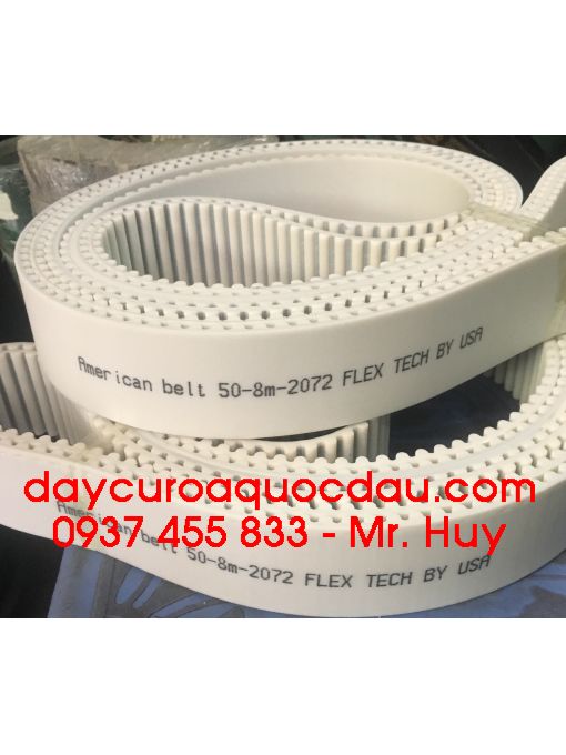 Dây curoa PU răng 2072 - 8M 50mm