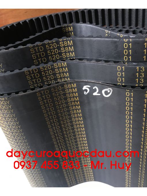Dây curoa răng 520 S8M 