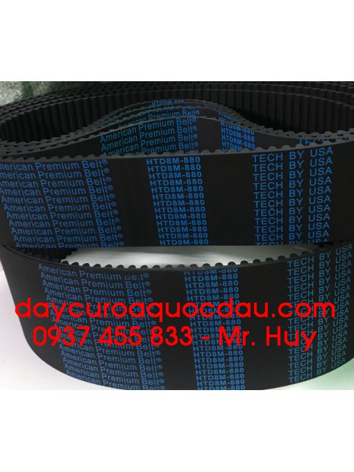 Dây curoa răng 880 8M hiệu American belt