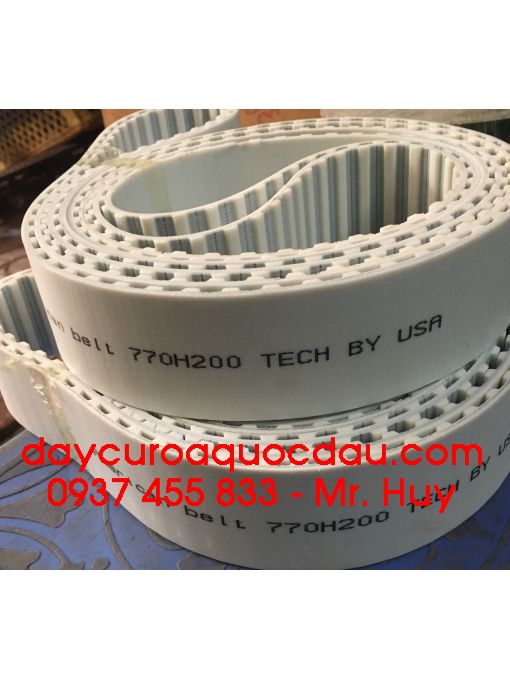 Dây curoa răng Pu 770H ( Đúc Tròn Không Nối )