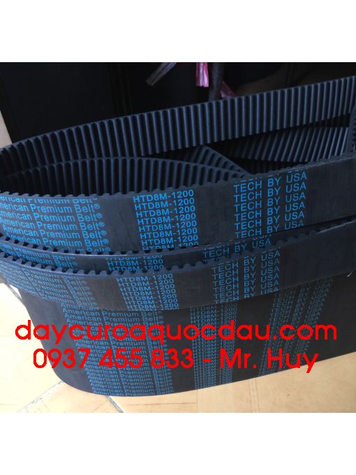 Dây đai răng HTD 1200 8M American belt 