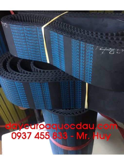 Dây đai răng HTD 1480 8M American Premium Belt 