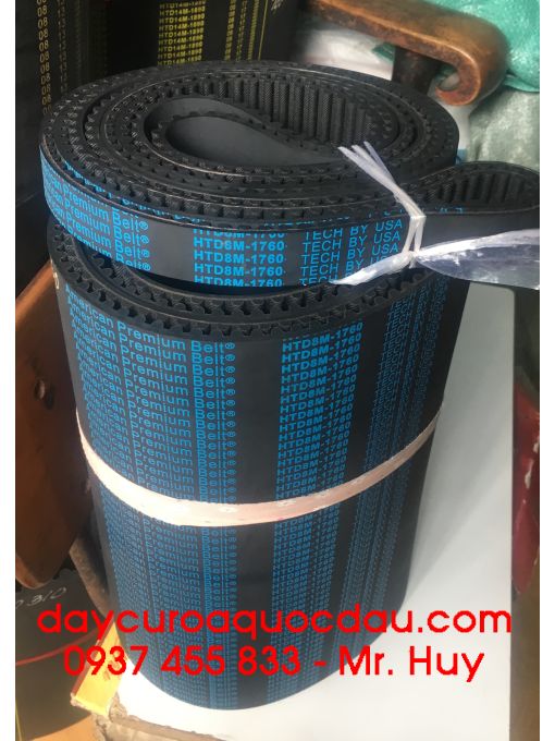 Dây đai răng HTD 1760 8M American Belt 